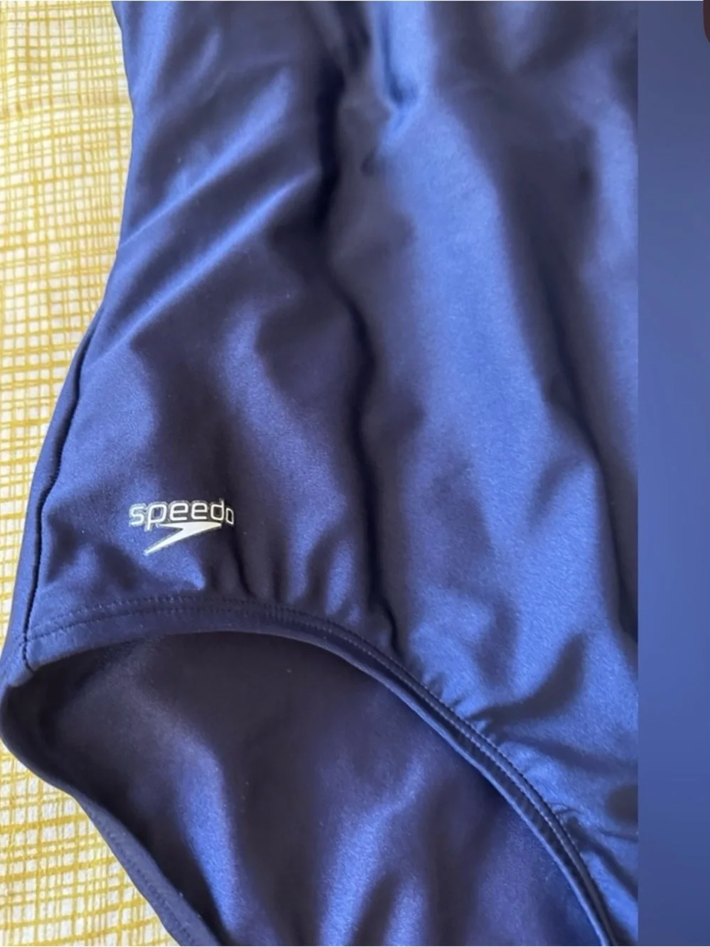 Speedo Navy Blue Performance One-Piece Swimsuit